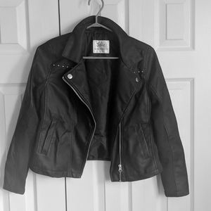 kids/tween leather jacket